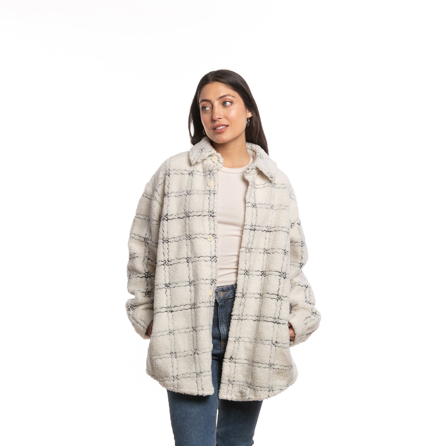Campera Liviana  Alma Sherpa Jacket