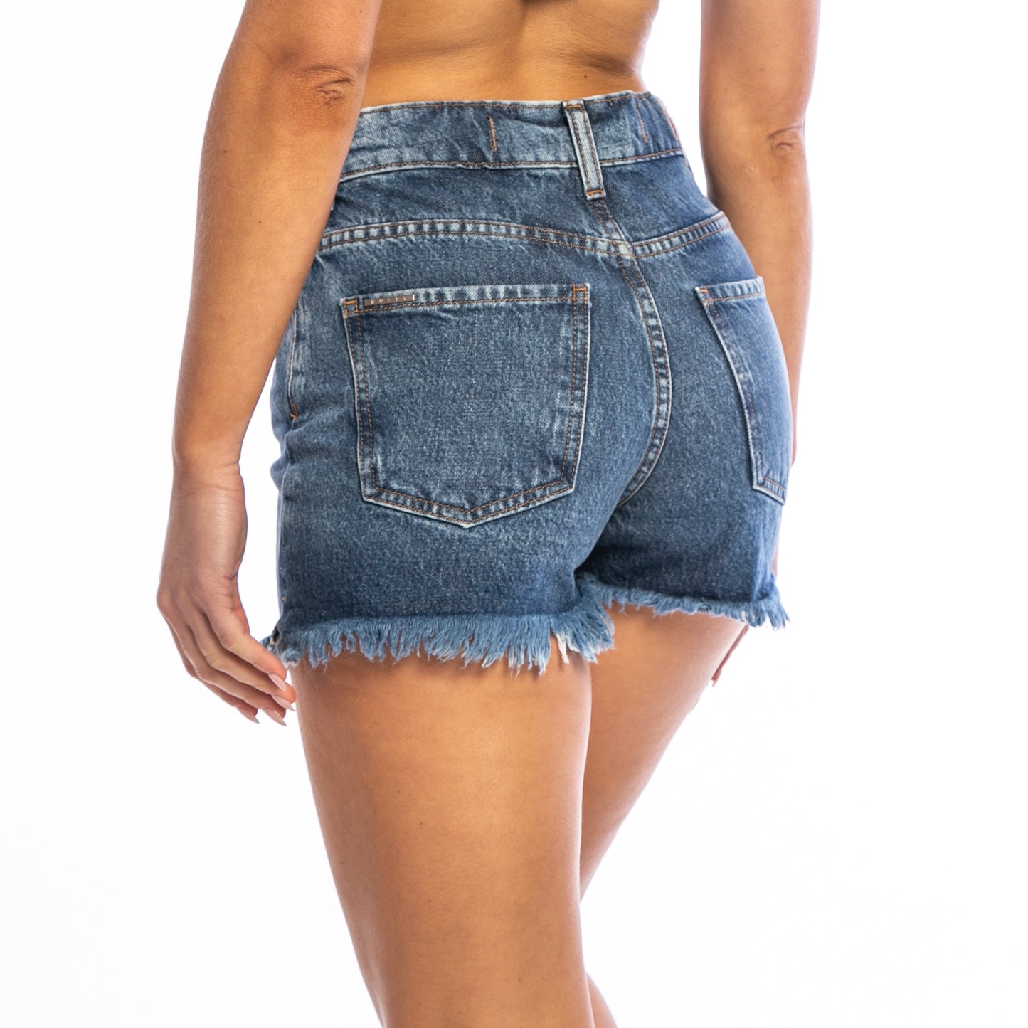 Short  Frankie Dark High Denim