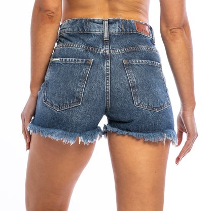 Short  Frankie Dark High Denim