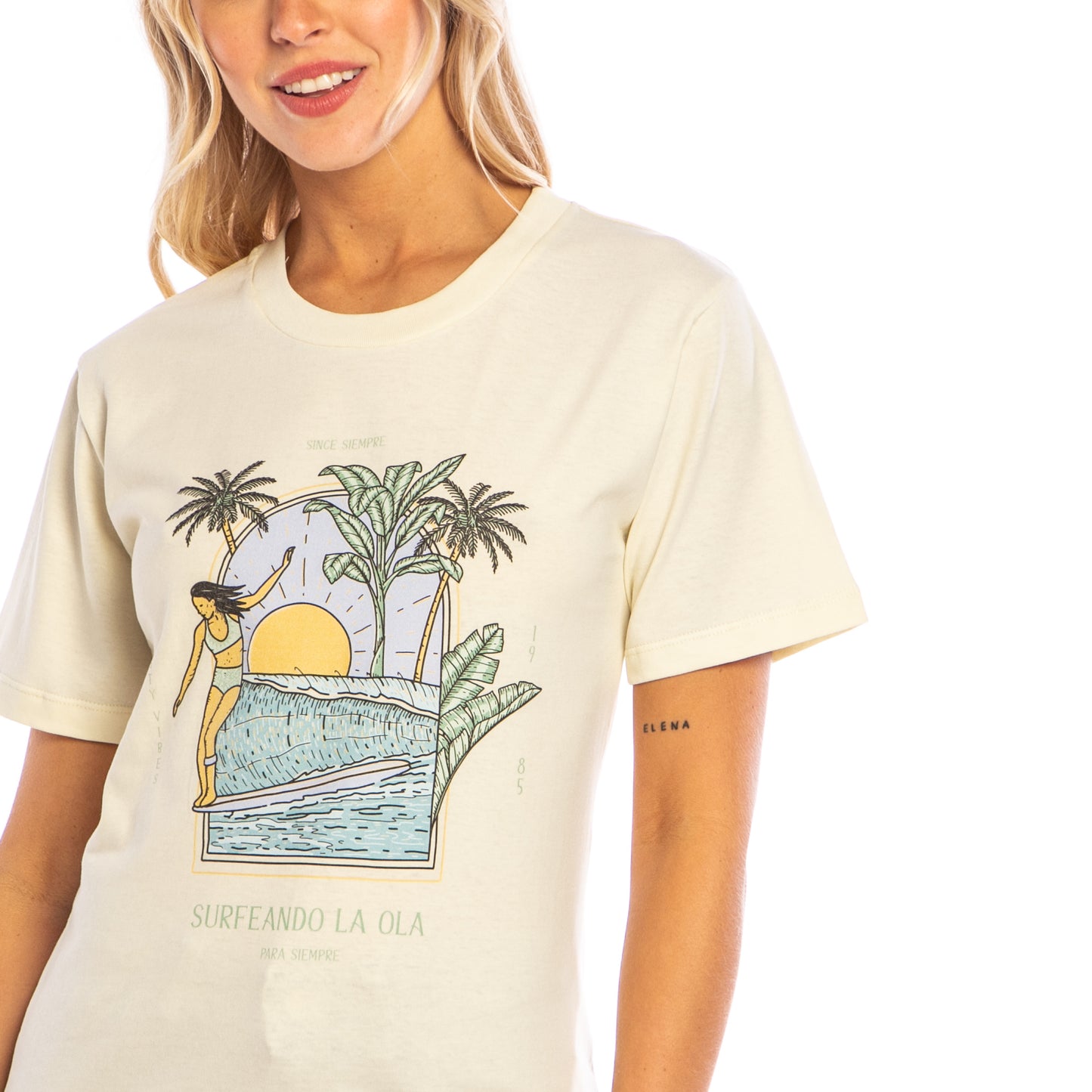 Remera Mc  Surfeando La Ola Relaxed Fit Tee