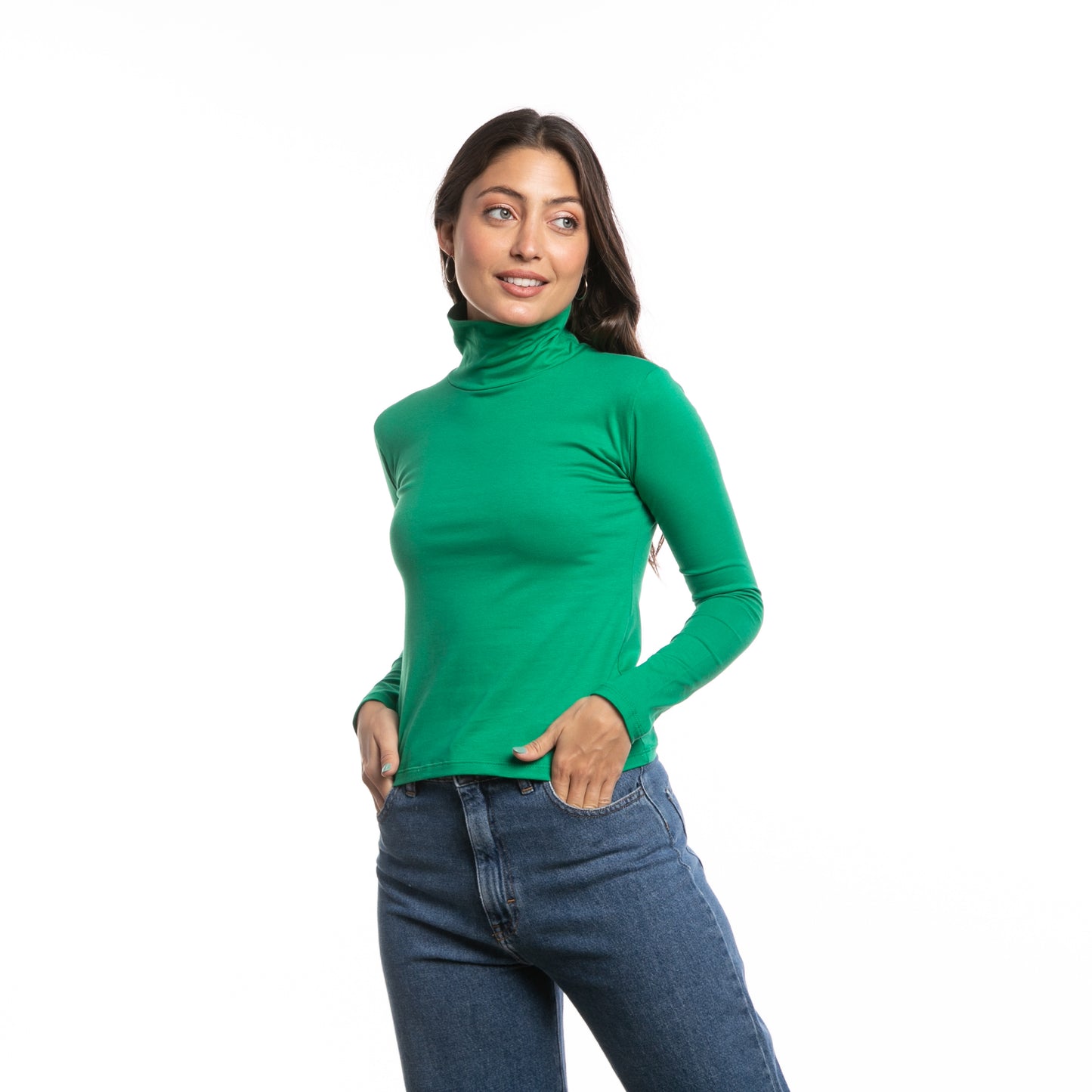 Remera Manga Larga  Tribeca Hi Neck